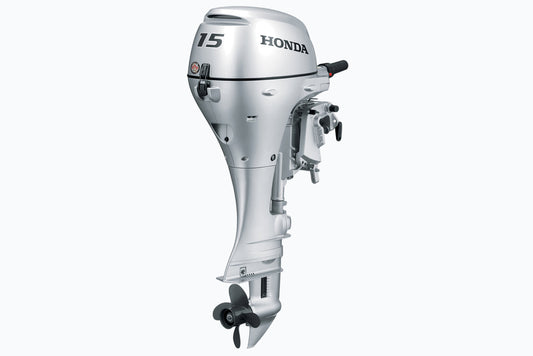 Honda 15 HP BF15D3LHS Outboard | 20" Shaft | Electric Start | Tiller